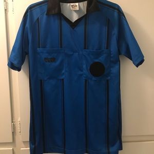 Blue Referee Top